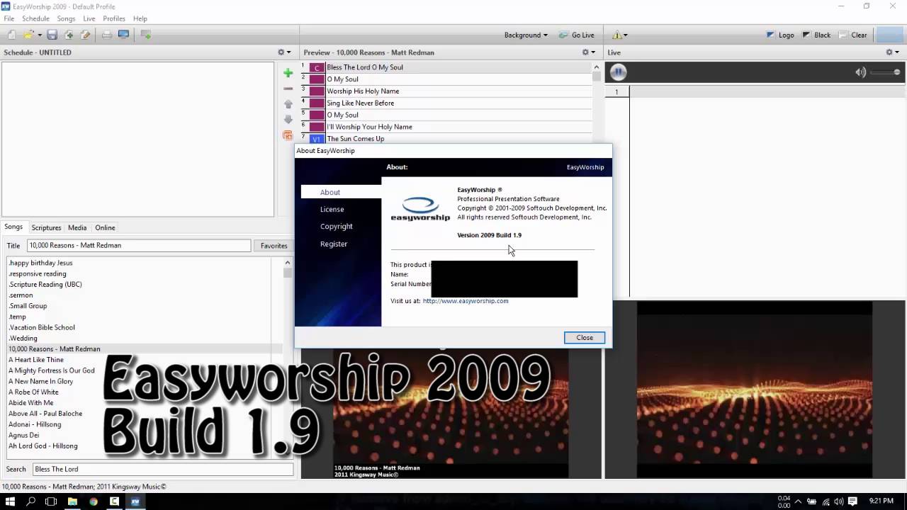 easyworship 2.4 for windows 10